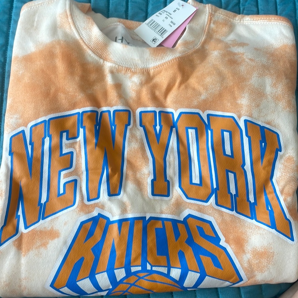 Knicks tie dye sweatshirt NWT